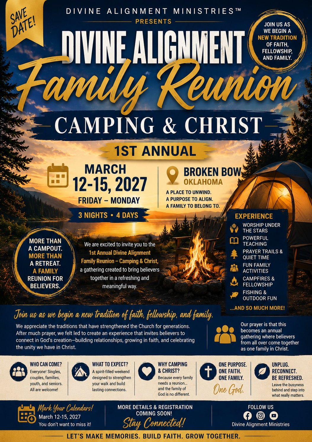 Divine Alignment Family Reunion - Camping & Christ